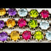 925 STERLING SILVER 26 CTW MULTICOLOR GEMSTONE NECKLACE 18