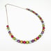925 STERLING SILVER 26 CTW MULTICOLOR GEMSTONE NECKLACE 18