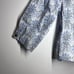 Jacadi Girls Long Sleeve Floral Blouse White Blue 36 Months