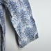 Jacadi Girls Long Sleeve Floral Blouse White Blue 36 Months
