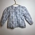 Jacadi Girls Long Sleeve Floral Blouse White Blue 36 Months