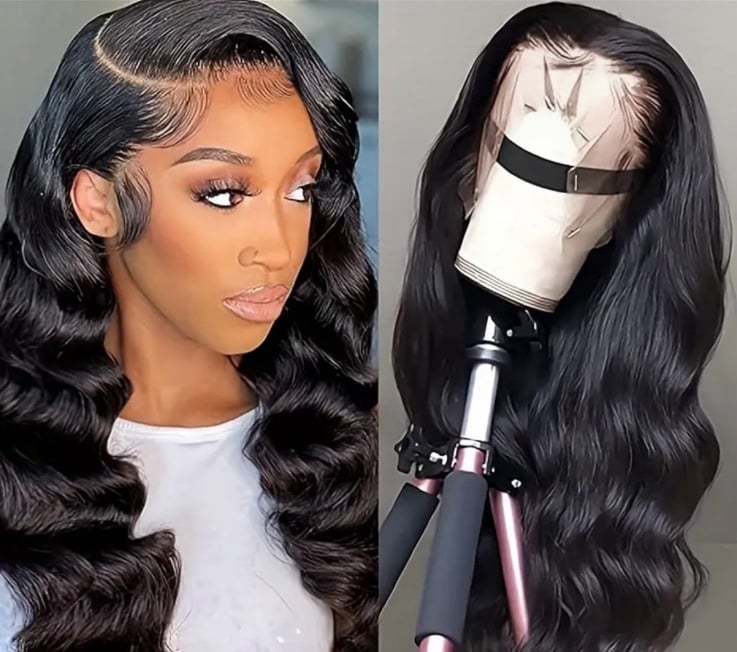 30 Inch human hair wig high quality