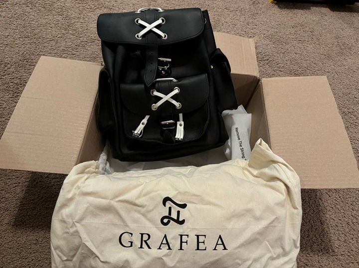 Grafea Leather Backpack