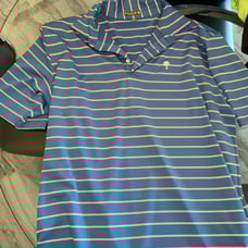 Mens golf polo shirt