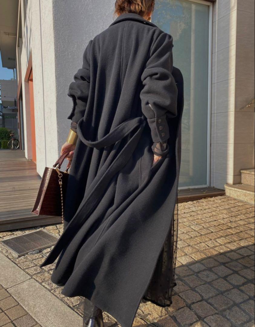 Amergi VINTAGE】 POOFY FLARE LONG COAT