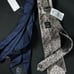 GS Designed in Italy 100% Silk Tie Light Blue beige Paisley NEW WITH TAGS X-LONG