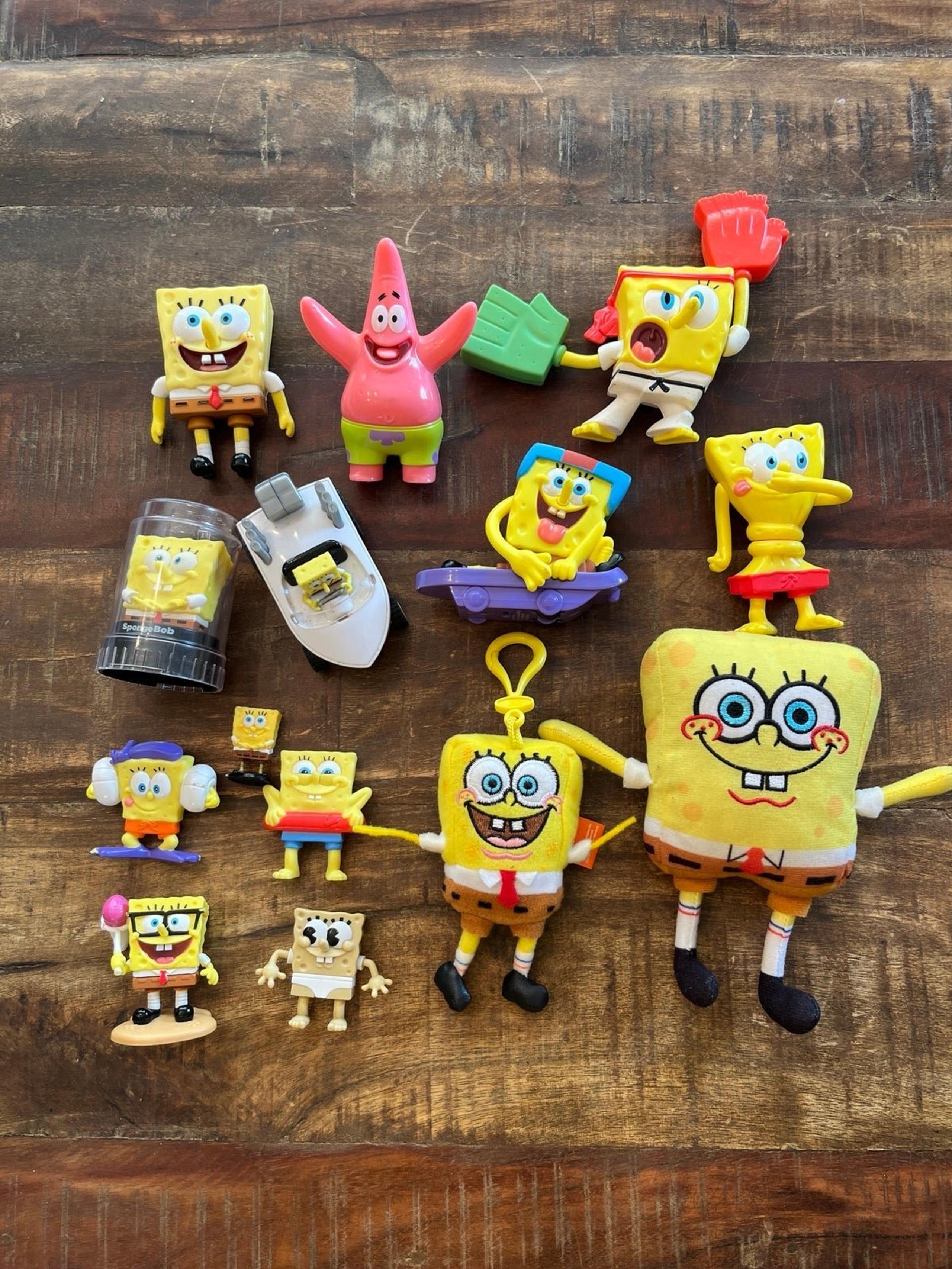 Nickelodeon Spongebob Squarepants Mini Plush & Figure Lot