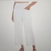 CYNTHIA ROWLEY WHITE 100% LINEN PULLON ELASTIC WAIST SIZE 12