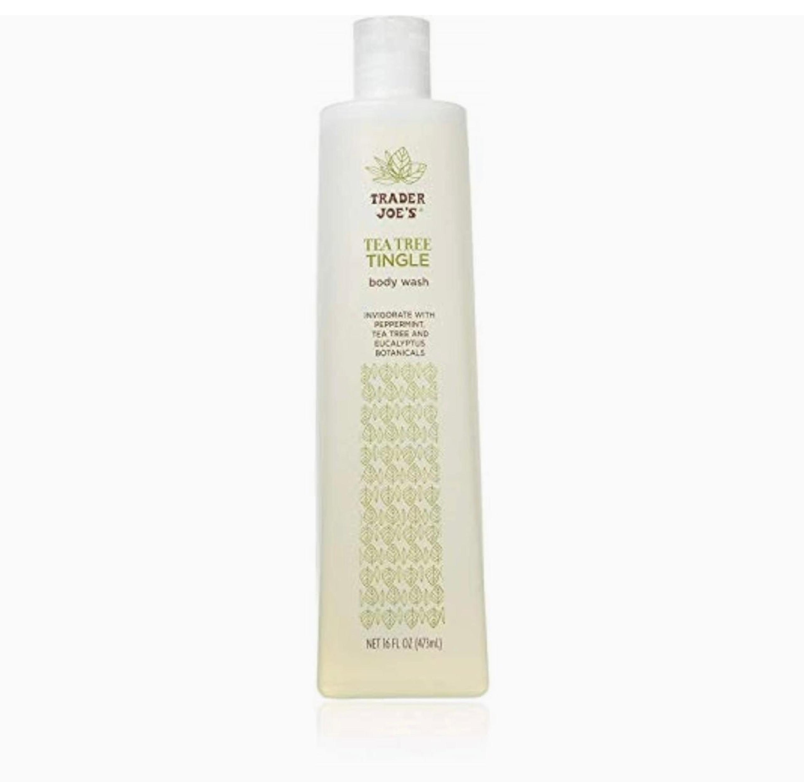 Trader Joe’s TEA TREE TINGLE Peppermint + Eucalyptus Body Wash 16oz