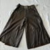 Double D Ranch Authentic Suede Leather Palazzo Cropped Pants