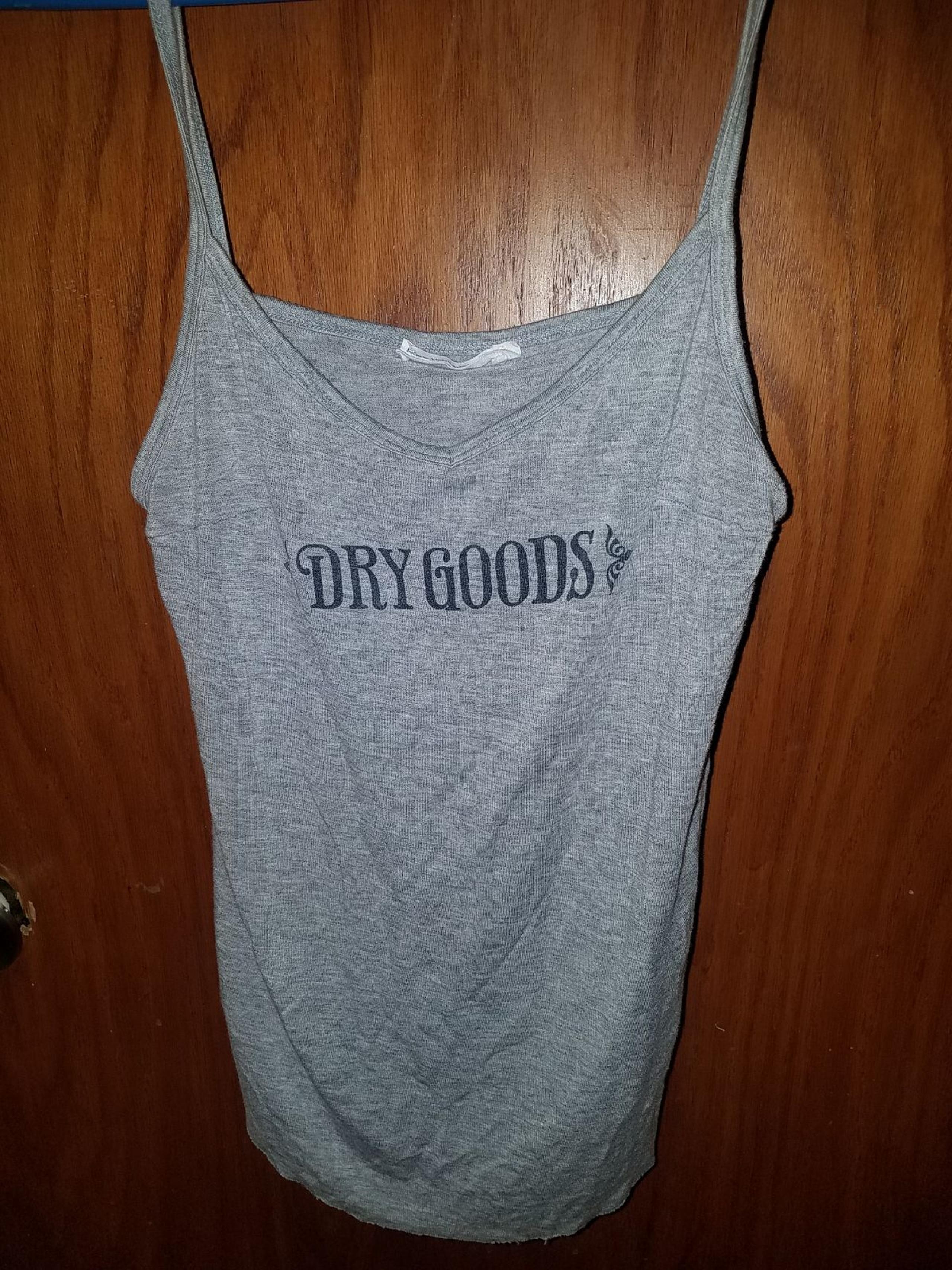 "Dry Goods" tank top Double Zero size S
