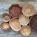 Large Boho Basket Wall Set of 14 Assorted Wicker Rattan Gallery