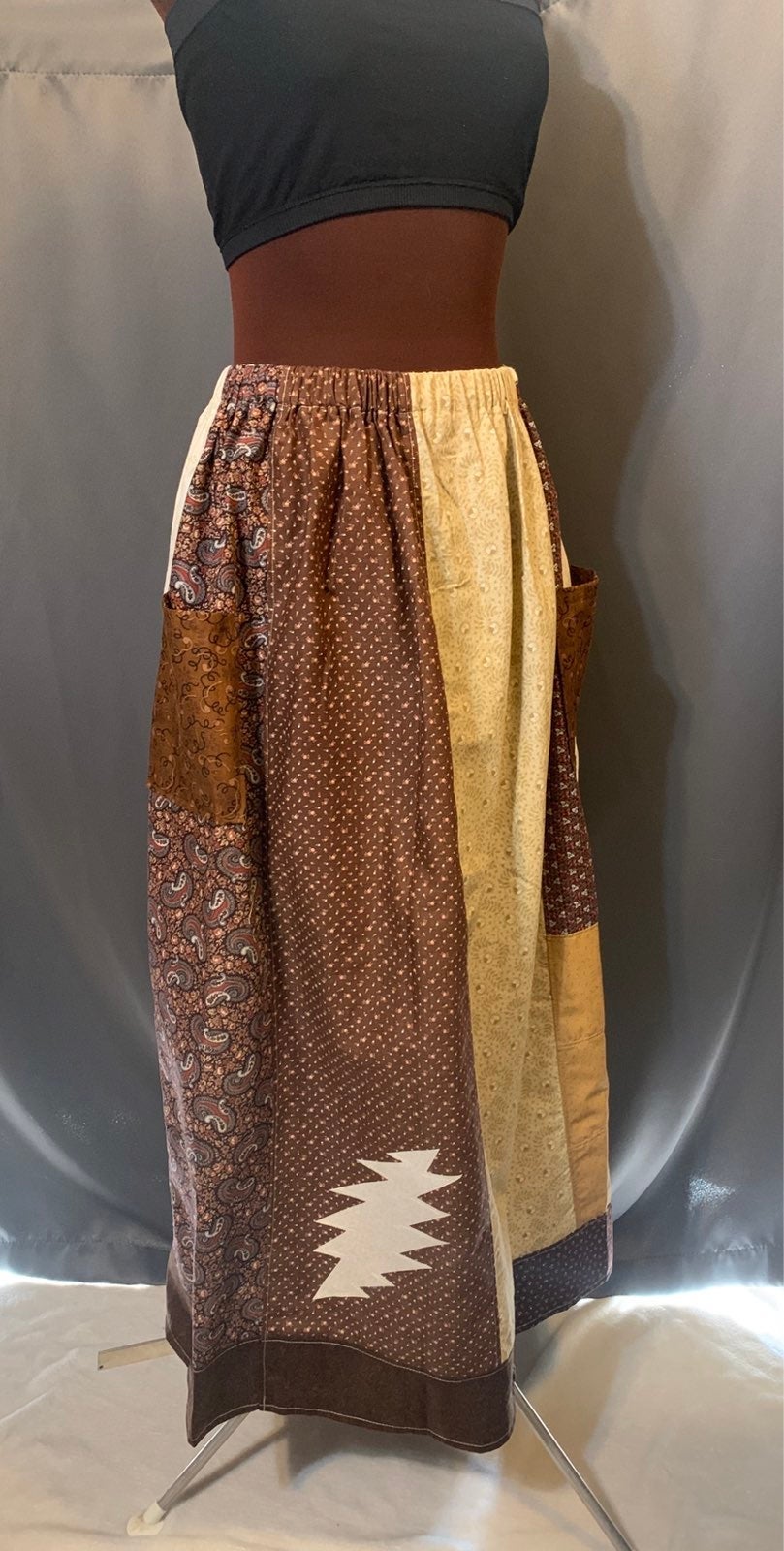 Hippy patchwork skirt
