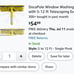 DocaPole Window Washing Kit with 5-12 ft Telescoping Extension Pole (20+ Foot Re