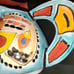 Vintage Large Italian De Simone Design Picasso Inspired Hand Painted Pitcher