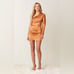 Bec & Bridge lani one shoulder mini dress in caramel