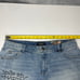 Don Ed Hardy Women’s 34” “Born Free” Painted Birds Design Denim Cut Off Shorts