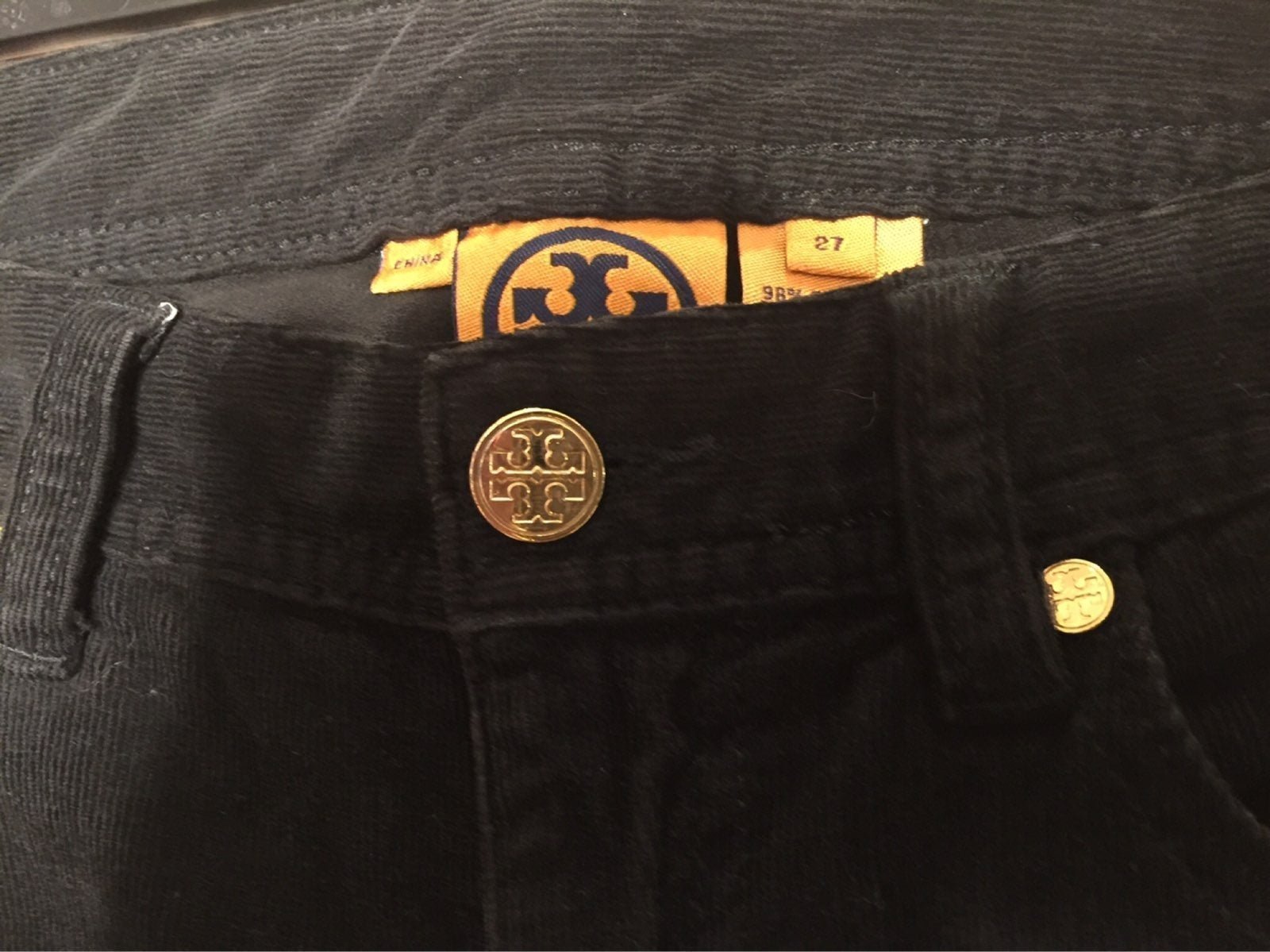 Tory Burch Black Jeans