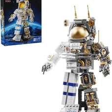 City Space Astronaut Building Toy Kit Building Block Set w/ Display Stand 860PCS