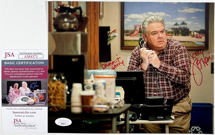 Jim O'Heir Signed Parks and Recreation 8x10 Photo A Autograph Jerry JSA COA