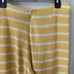 ZARA Yellow Striped Pull On Knit Pants Size Large 70s Crochet Wide Leg Flare NWT