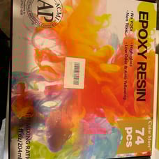 Epoxy Resin Kit with 74 pcs (never opened)