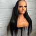Human hair lace front wig