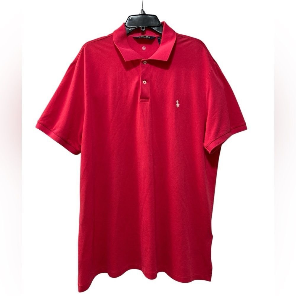 Men's Ralph Lauren Polo Golf magenta short sleeve—XXL