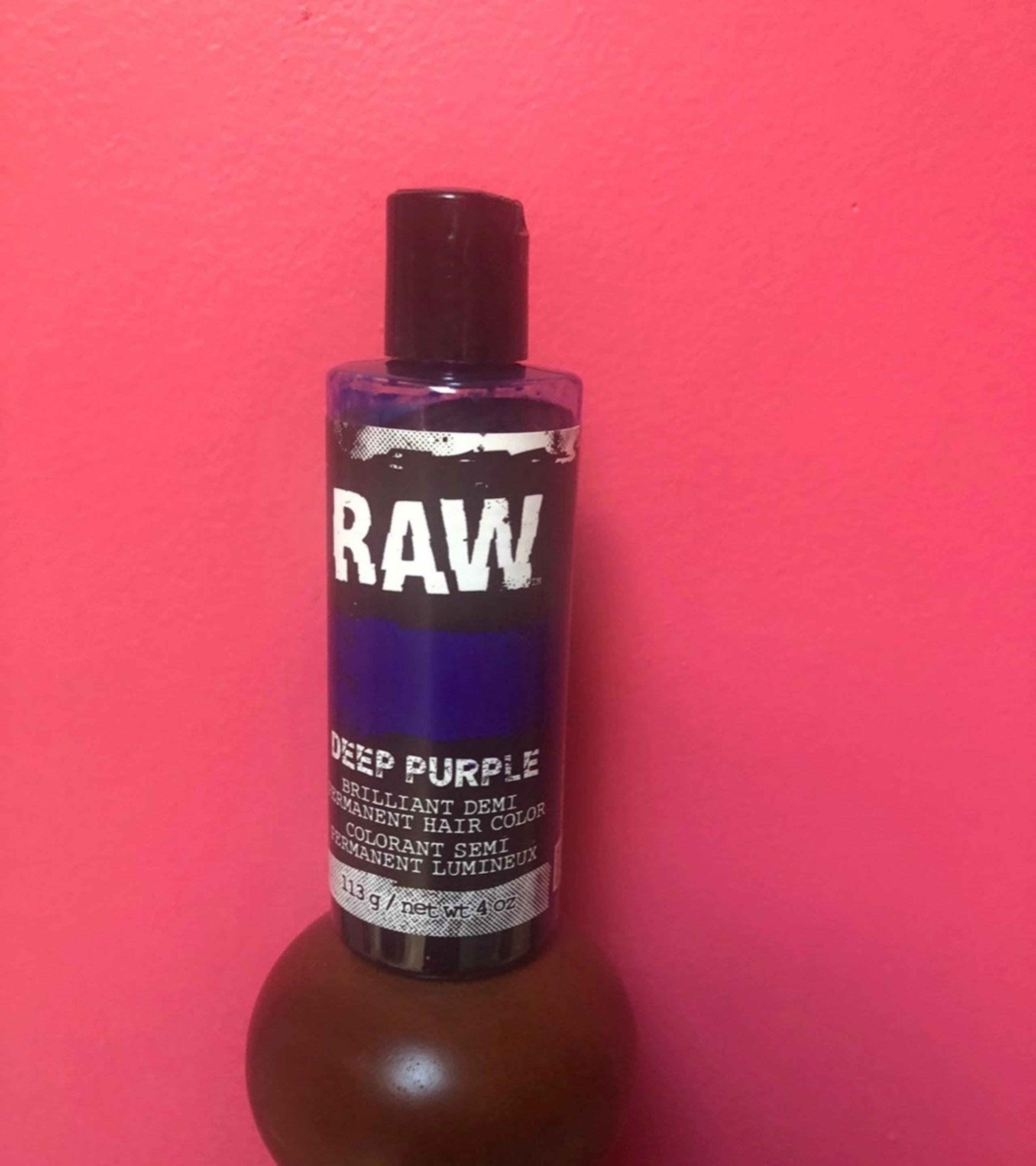 3/4 bottle of Raw Blue-Purple Hair Dye