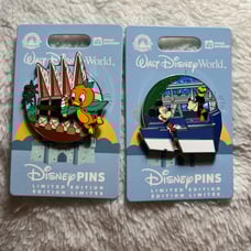 2024 Disney Parks Tomorrowland PeopleMover & Orange Bird AP Passholder LE Pin