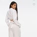 Cropped crossover jacket