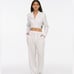 Cropped crossover jacket