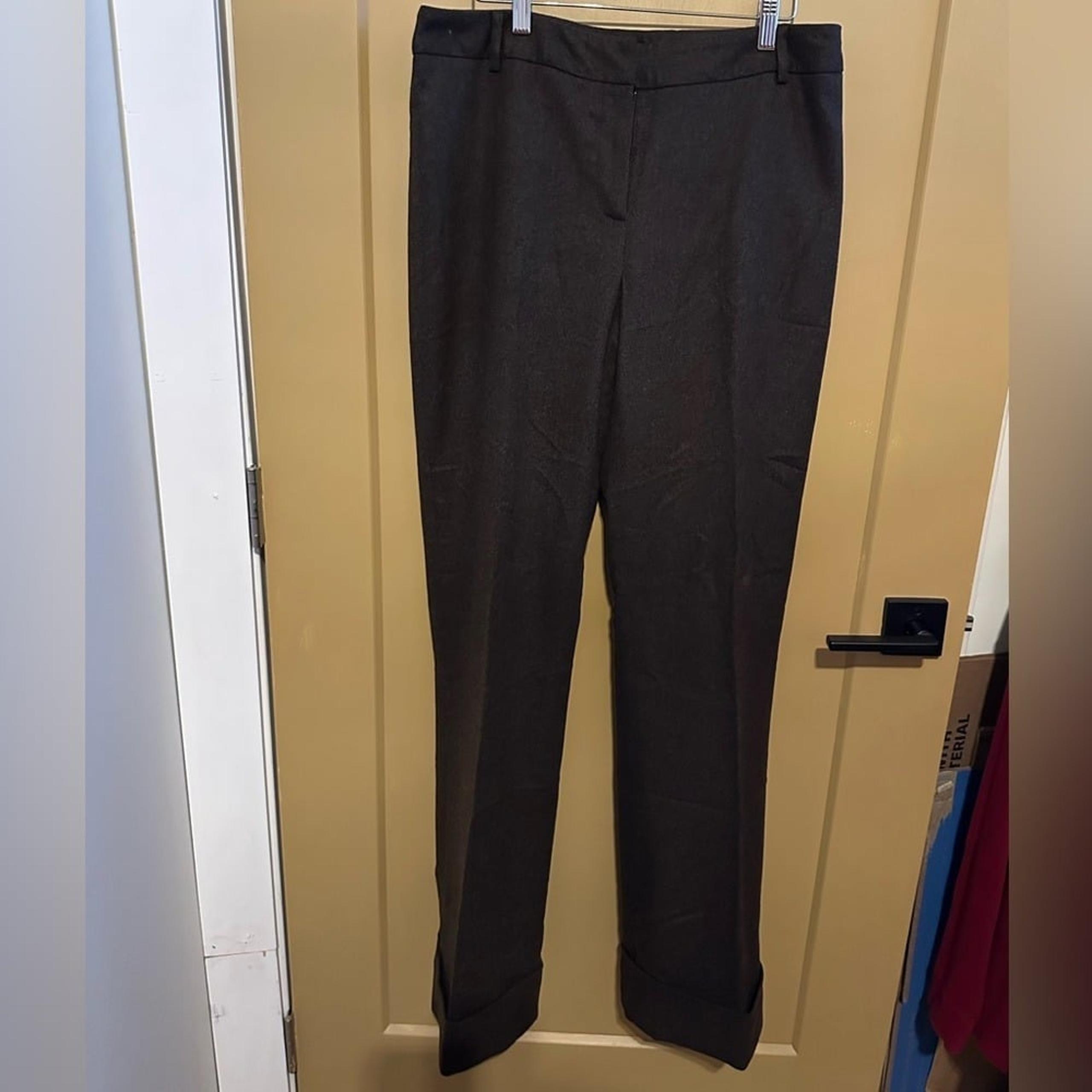 Harold's Vintage Brown Tweed Wool Blend Lined Trouser Pants size 10