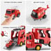Toddler Fire Engine Toys, 5-In-1 Carrier Truck Transport Cars