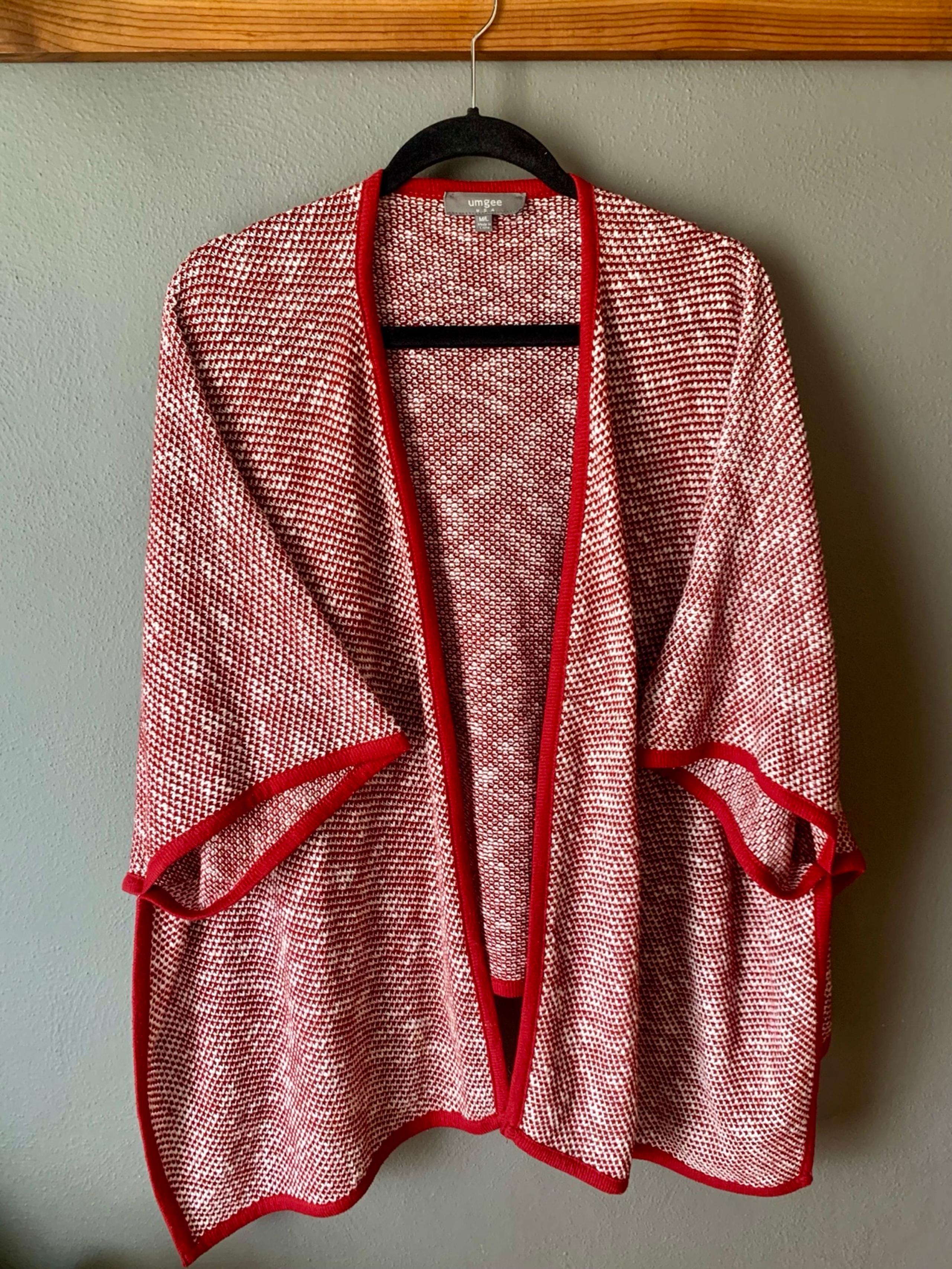 Umgee Women’s Knit Kimono Cardigan M / L Open Front Boho hippie 70’s