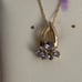10k Yellow Gold Tanzanite Necklace