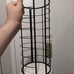 NearMoon Toilet Paper Organizer Stand, Free Standing 3 Rolls Tissue Storage, Met