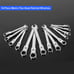 NEW 6-19mm Metric Chrome Vanadium Steel Ratchet Wrenches