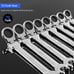 NEW 6-19mm Metric Chrome Vanadium Steel Ratchet Wrenches