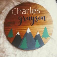 Nursery name sign