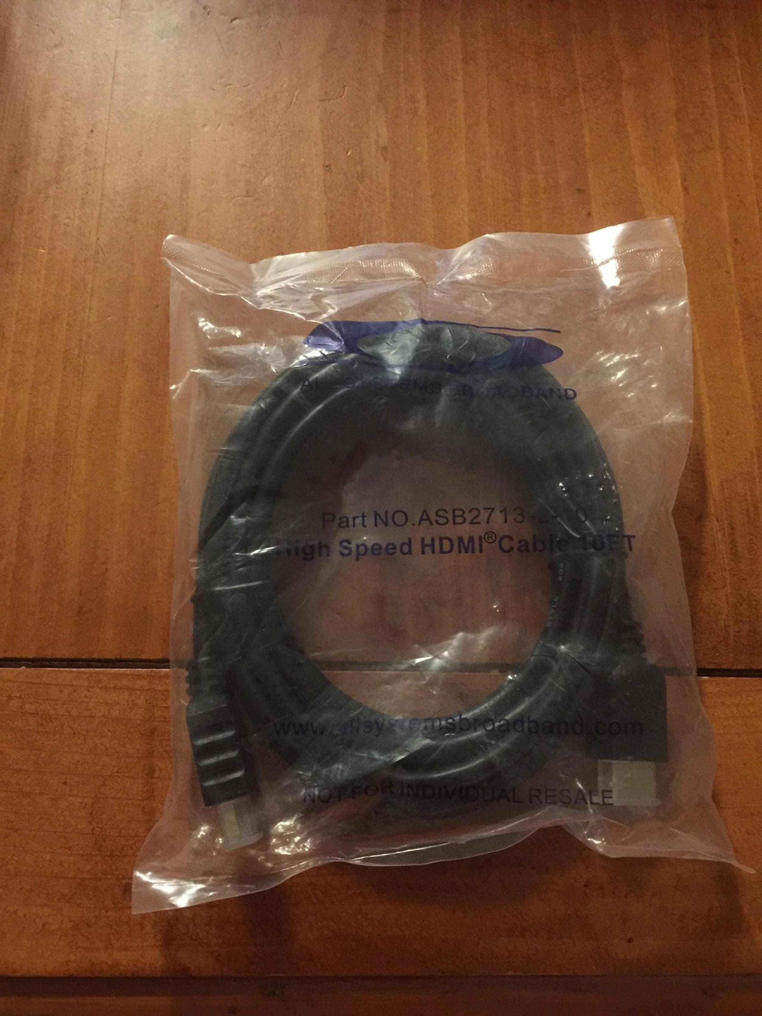 New H.Speed HDMI Cable 10FT