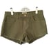 L'Agence Ryland High Rise Cutoff Denim Shorts Size 25 in Khaki Green NWT