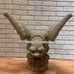 Gargoyle Garden Statue on Pedestal Concrete Sculpture