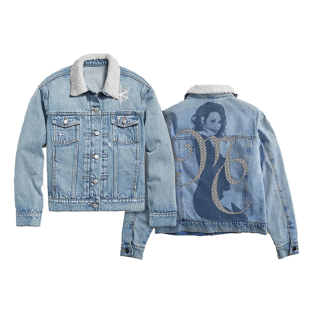Mariah Carey Merry Christmas One and All Tour Rhinestone Denim Jacket