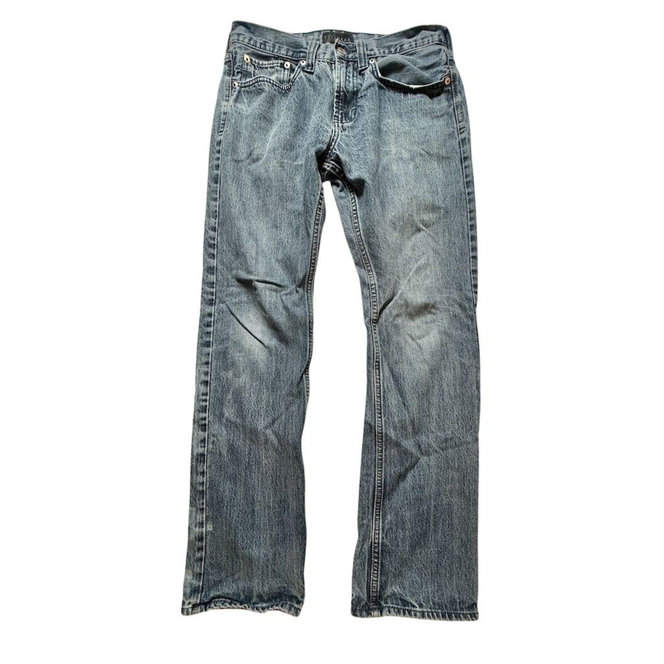 Bullhead Denim Co. Mens Slim Skinny Jeans Blue 31x32 90's skater streetwear Y2K