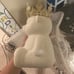 Bath and Body Works royal polar bear candle holder