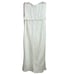 House of CB London NWT Sienna Strapless Satin Corset Dress Ivory Size S