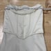 House of CB London NWT Sienna Strapless Satin Corset Dress Ivory Size S