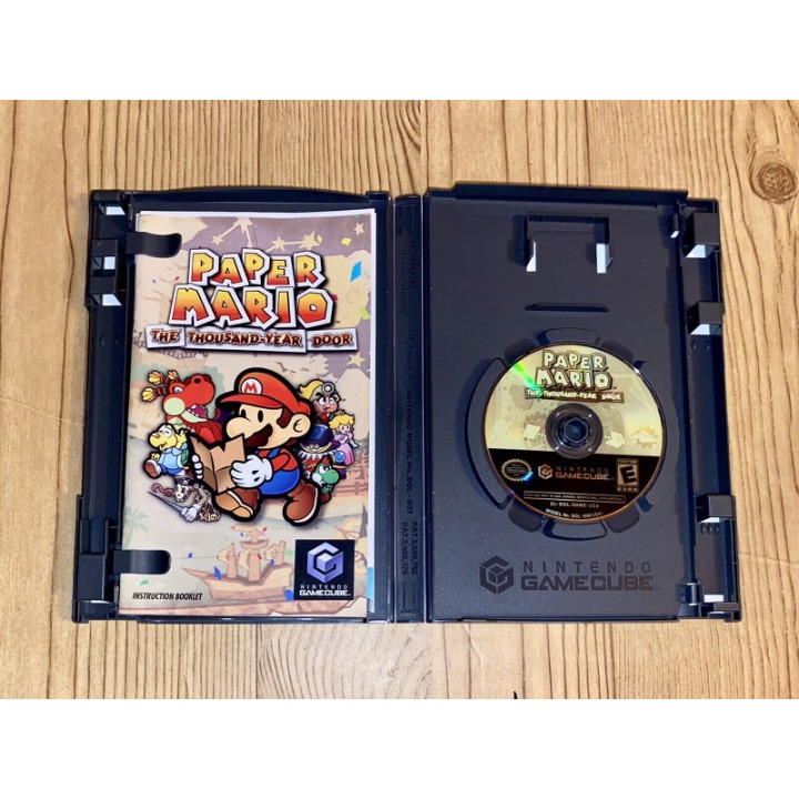 Paper Mario: The Thousand-Year Door (GameCube, 2004) Player's retailer Choice COMPLETE
