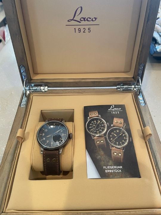 Laco Heidelberg Erbstück Aviator Wristwatch (No. 862098) (Retail 2,250)